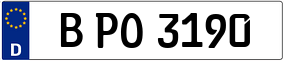 Truck License Plate
